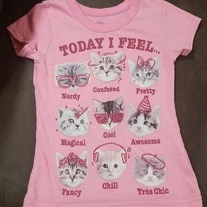 Girls pink tee